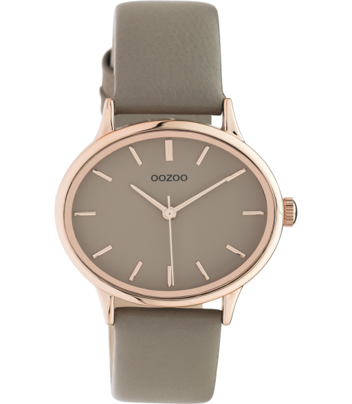 OOZOO Timepieces Taupe rosè/gold C10943